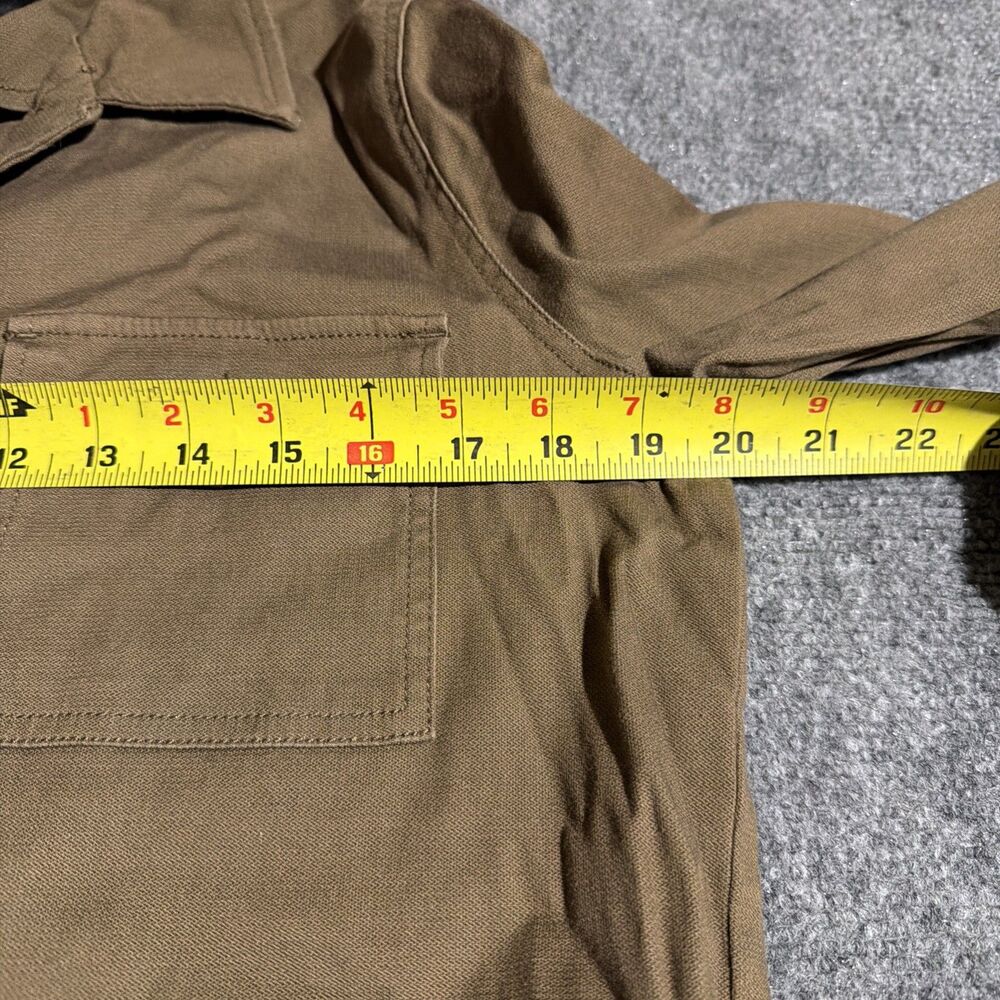 Liverpool Los Angeles Jacket Womens Size Medium Brown Button Front Pockets - Picture 10 of 12